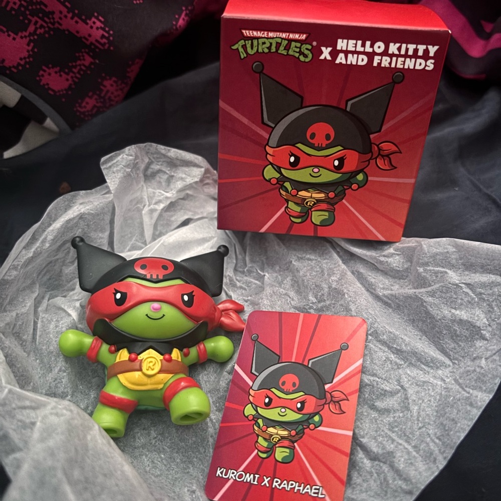 McDonalds TMNT Hello Kitty 2025 Kuromi x Raphael Red NEW Happy Meal Toy